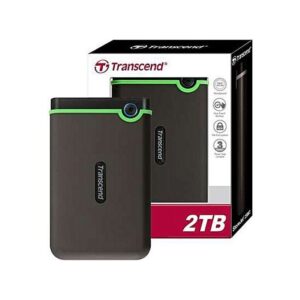 Transcend StoreJet 25M3 2TB Portable Hard Drive – Rugged, Fast & Secure